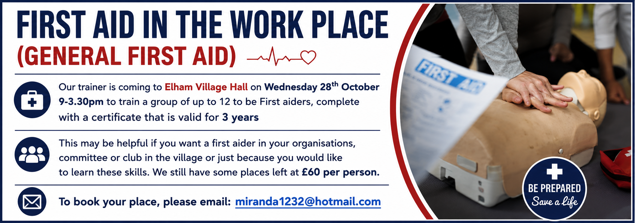 First Aid in the work place